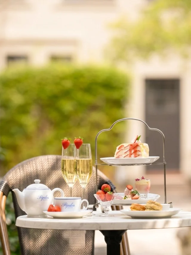 【春のクラシックアフタヌーンティー】
 
春はすぐそこ。
いちごを味わい尽くすアフタヌーンティー「Blooming Strawberry Garden」の販売を開始しました。
 
たっぷりのいちごを包み込んだミルクレープを主役に、お好みのフレーバーをお選びいただき 焼きたてをお届けするスコーン。
ご一緒にお楽しみいただくティーも、パティシエがセレクトしました。
⁡
春を謳歌するなら、ぜひ午後のポプラに！

⁡
#レストランポプラ