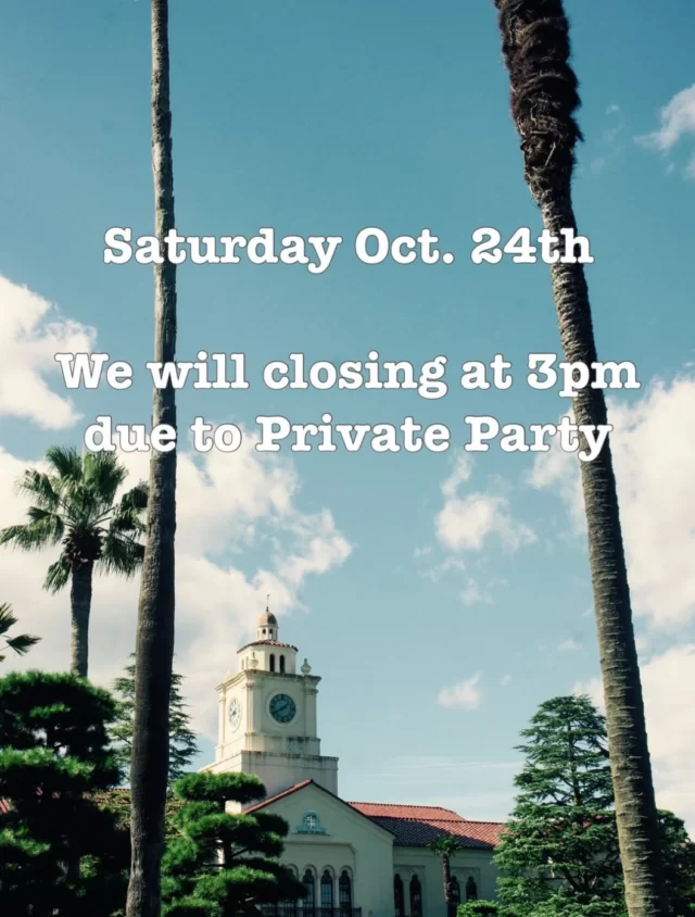 restaurant_poplar【今週末 土曜日の営業に関するお知らせ】

10月24日(土)は、Private Partyにつき15:00閉店となっております。　※ランチタイムは営業しております。

ご来店を予定していただいてた方にはご迷惑をおかけしますが、何卒ご理解の程よろしくお願いいたします。

 #レストランポプラ